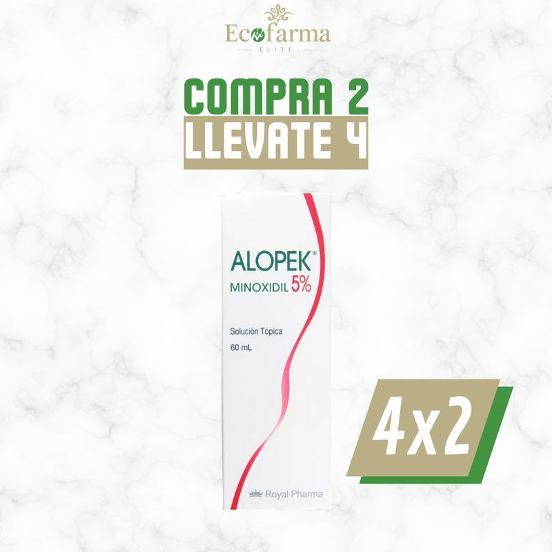 Alopek – Tópico 5 % para Caída del Cabello, Densidad Capilar y Regeneración